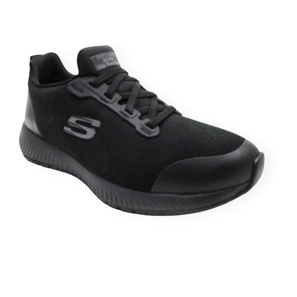 SKECHERS 77222EC BLK WORK SQUAD SR
