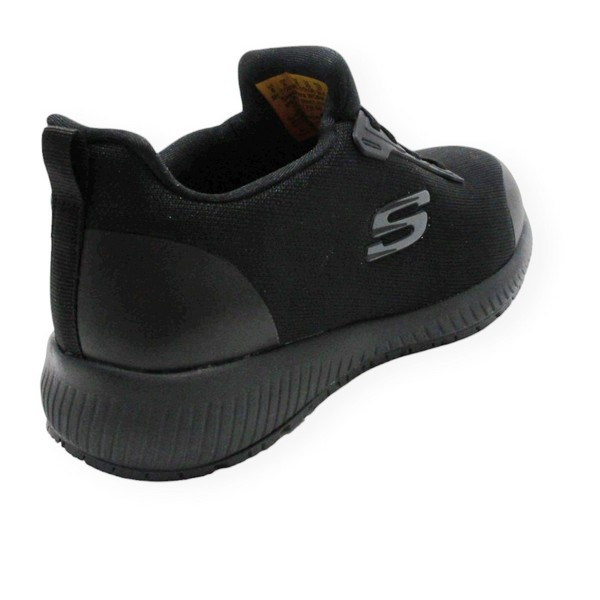 SKECHERS 77222EC BLK WORK SQUAD SR