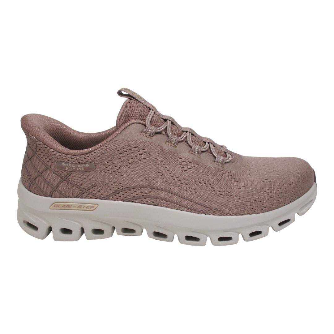 SKECHERS 107450 BRN GLIDE-STEP ELEVATE AMAZE SLIP