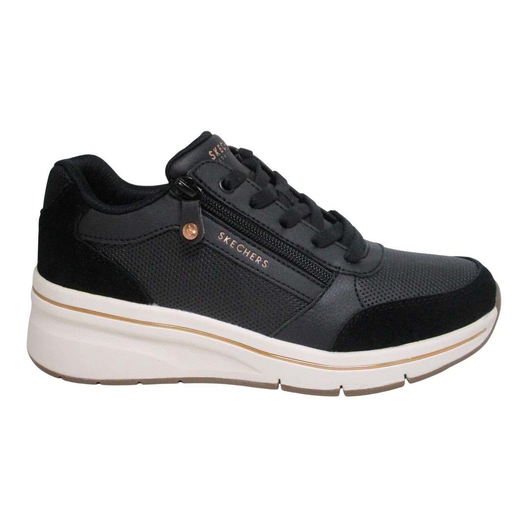 SKECHERS 190370 BLK BILLION FLEX LUXE UP