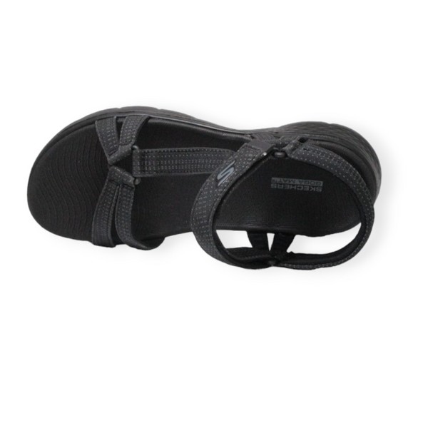 SKECHERS 141451 BBK GO WALK FLEX SANDAL SUBLIME