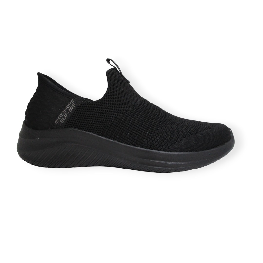 SKECHERS 149708 BBK SLIP INS ULTRA FLEX COZY