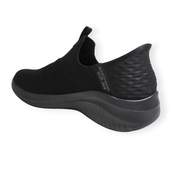 SKECHERS 149708 BBK SLIP INS ULTRA FLEX COZY