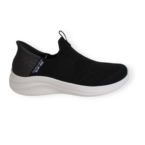 SKECHERS 149709 BLK SLIP IN ULTRA FLEX SMOOTH STEP