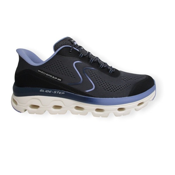 SKECHERS 180272 BKBL GLIDE STEP SOLE