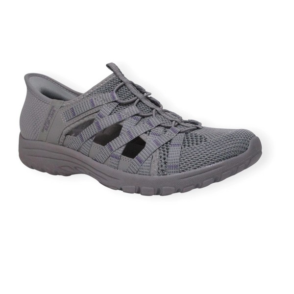 SKECHERS 158789 GRY REGGAE FEST 2.0 SLIP INS