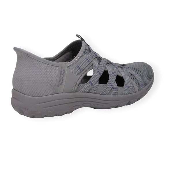 SKECHERS 158789 GRY REGGAE FEST 2.0 SLIP INS