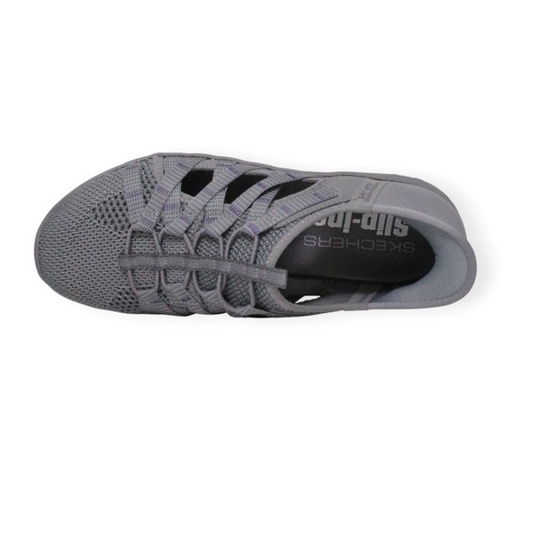 SKECHERS 158789 GRY REGGAE FEST 2.0 SLIP INS