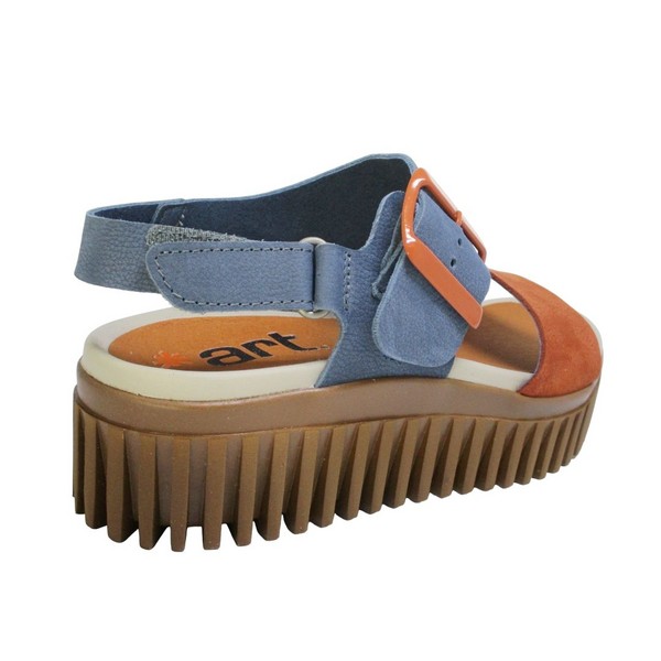 ART 1578 MULTI OCEAN DARK ORANGE BRIGTHON