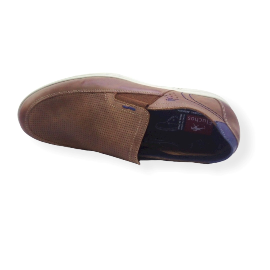 FLUCHOS F0118 CUIR NAVY.