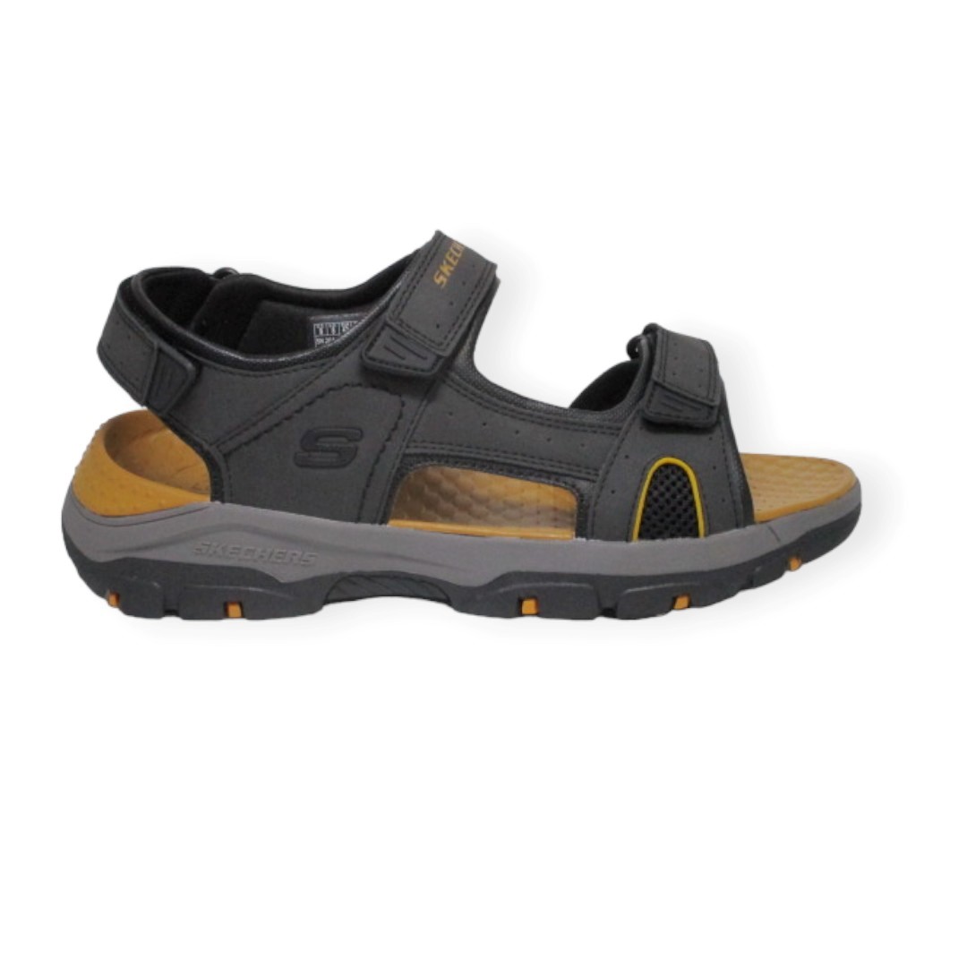 SKECHERS 204106 BLK RELAXED FIT TRESMEN HIRANO