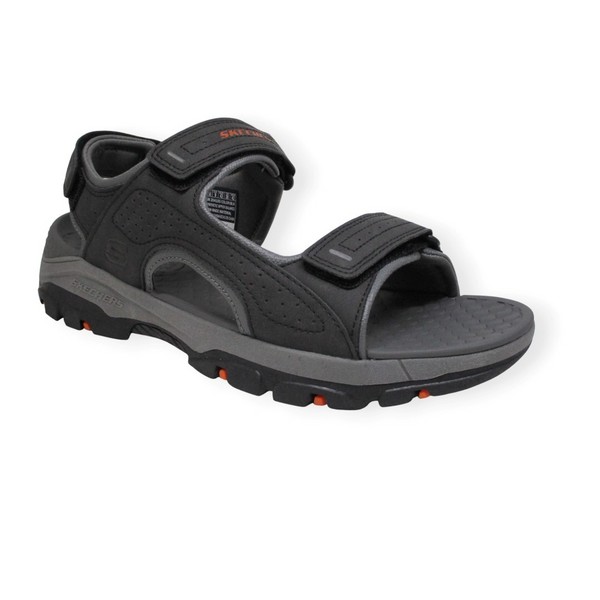 SKECHERS 204105 BLK RELAXED FIT TRESMEN GARO
