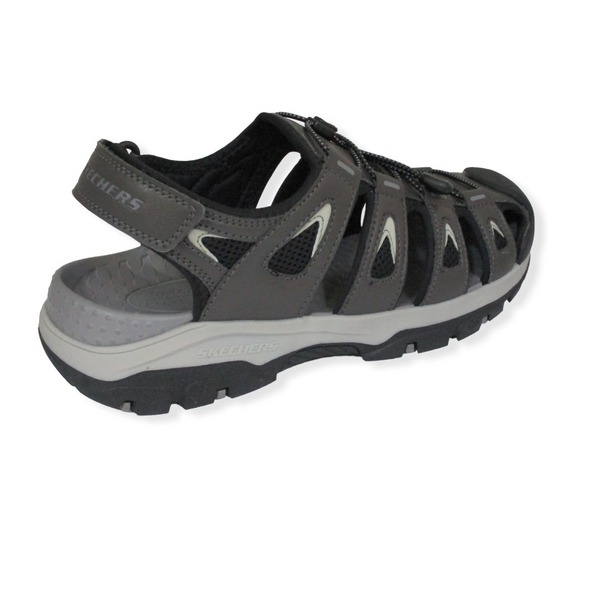 SKECHERS 204111 GRY RELAXED FIT TRESMEN OUTSEEN