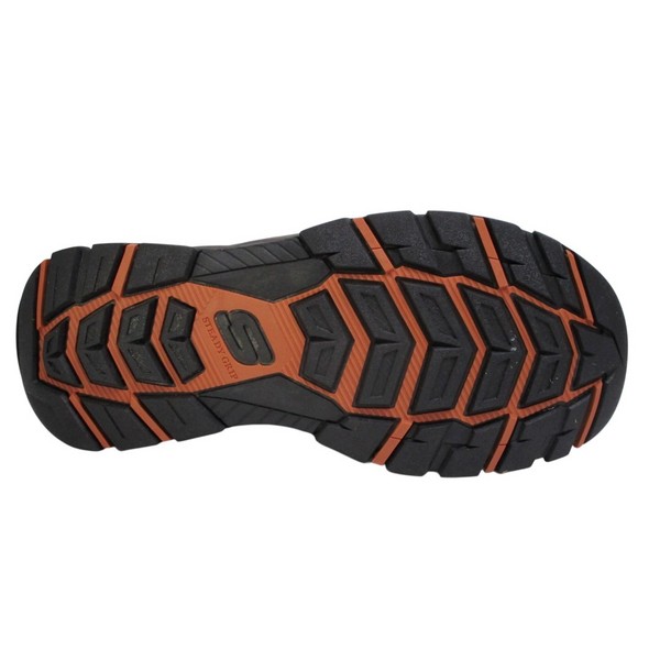 SKECHERS 205157 CHOC R.F. TRESMEN NORVIC SLIP IN 6