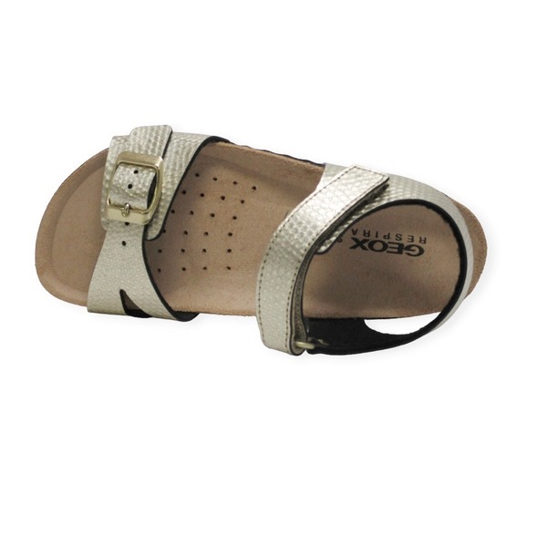GEOX J028MC GOLD J.ADRIEL SANDAL GIRL
