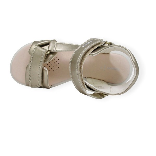 GEOX J55MSC GOLD SANDAL PUFFYPOP