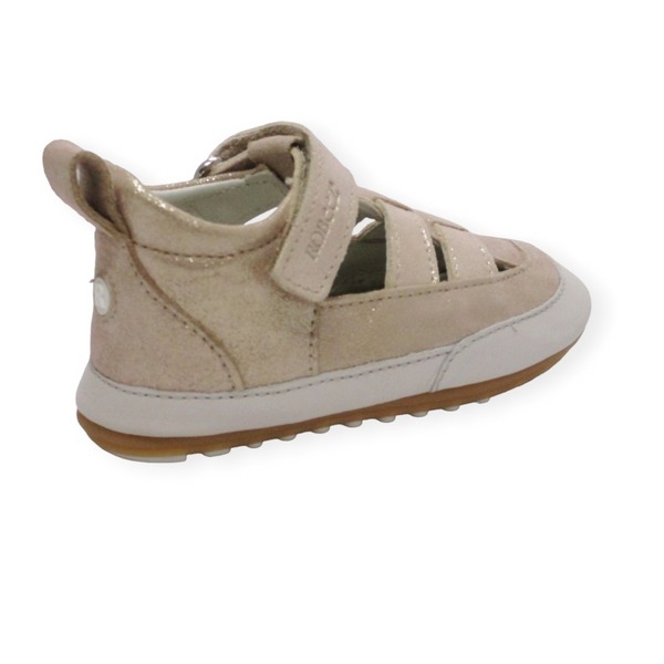 ROBEEZ MINIZ CUIR GLITTER GOLD.