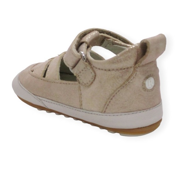ROBEEZ MINIZ CUIR GLITTER GOLD.