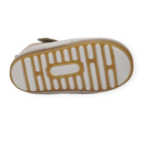 ROBEEZ MINIZ CUIR GLITTER GOLD. 6
