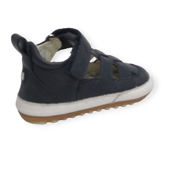 ROBEEZ MINIZ CUIR NAVY.