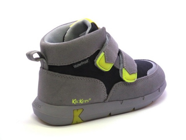 KICKERS 878780 GREY JUNIBO WATERPROOF