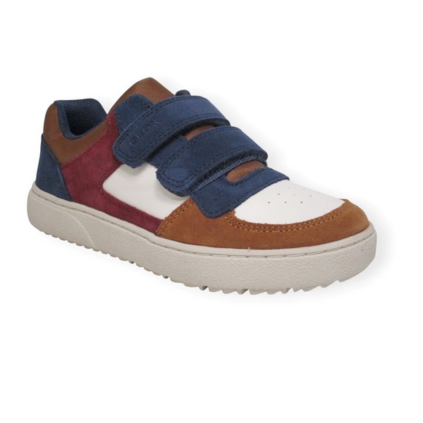 GEOX J56LDA J THELEVEN BOY IVORY BROWN