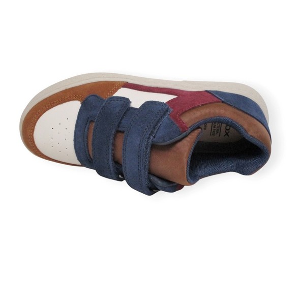 GEOX J56LDA J THELEVEN BOY IVORY BROWN