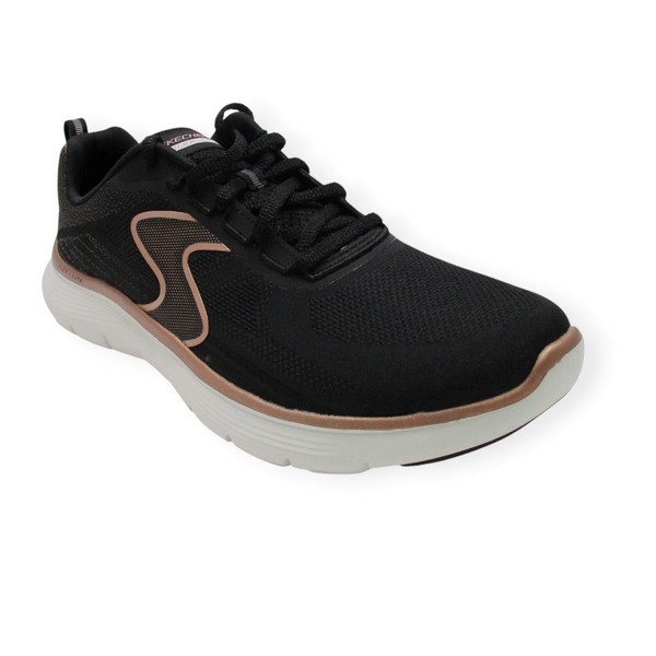 SKECHERS 150215 BKRG FLEX APPEAL LUXE GLOW