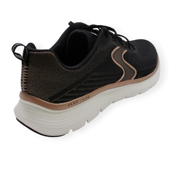 SKECHERS 150215 BKRG FLEX APPEAL LUXE GLOW