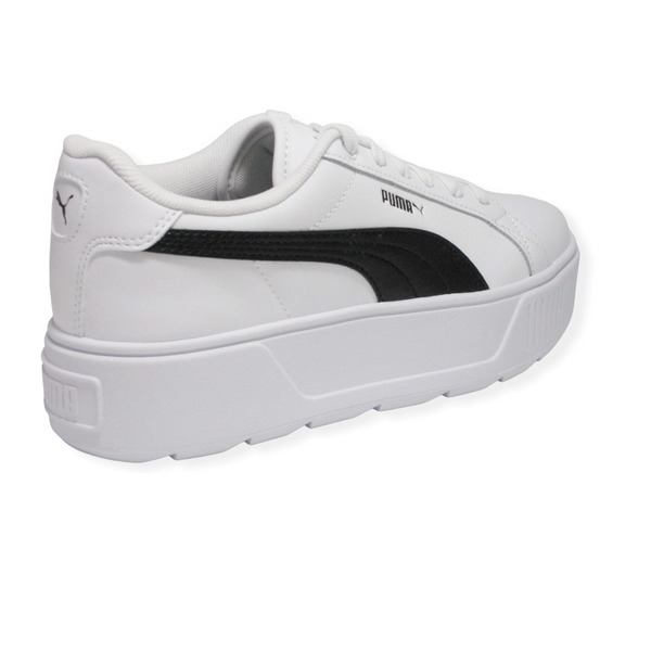 PUMA KARMEN L C O WHITE BLACK 384615-02.