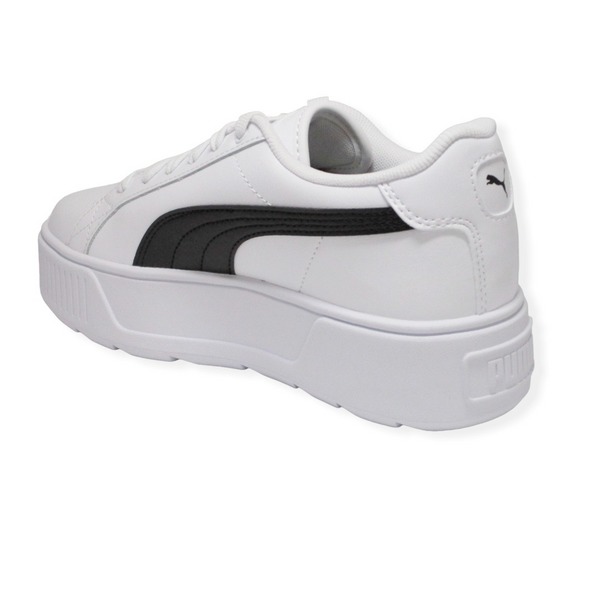 PUMA KARMEN L C O WHITE BLACK 384615-02.