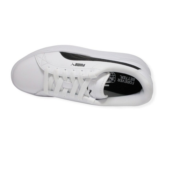 PUMA KARMEN L C O WHITE BLACK 384615-02.