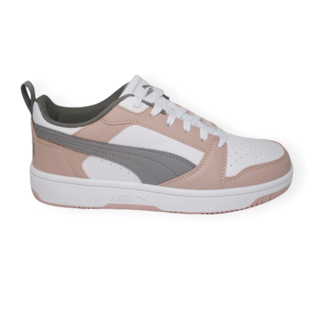 PUMA 392328-20 REBOUND V6 LOW WHITE BLACK
