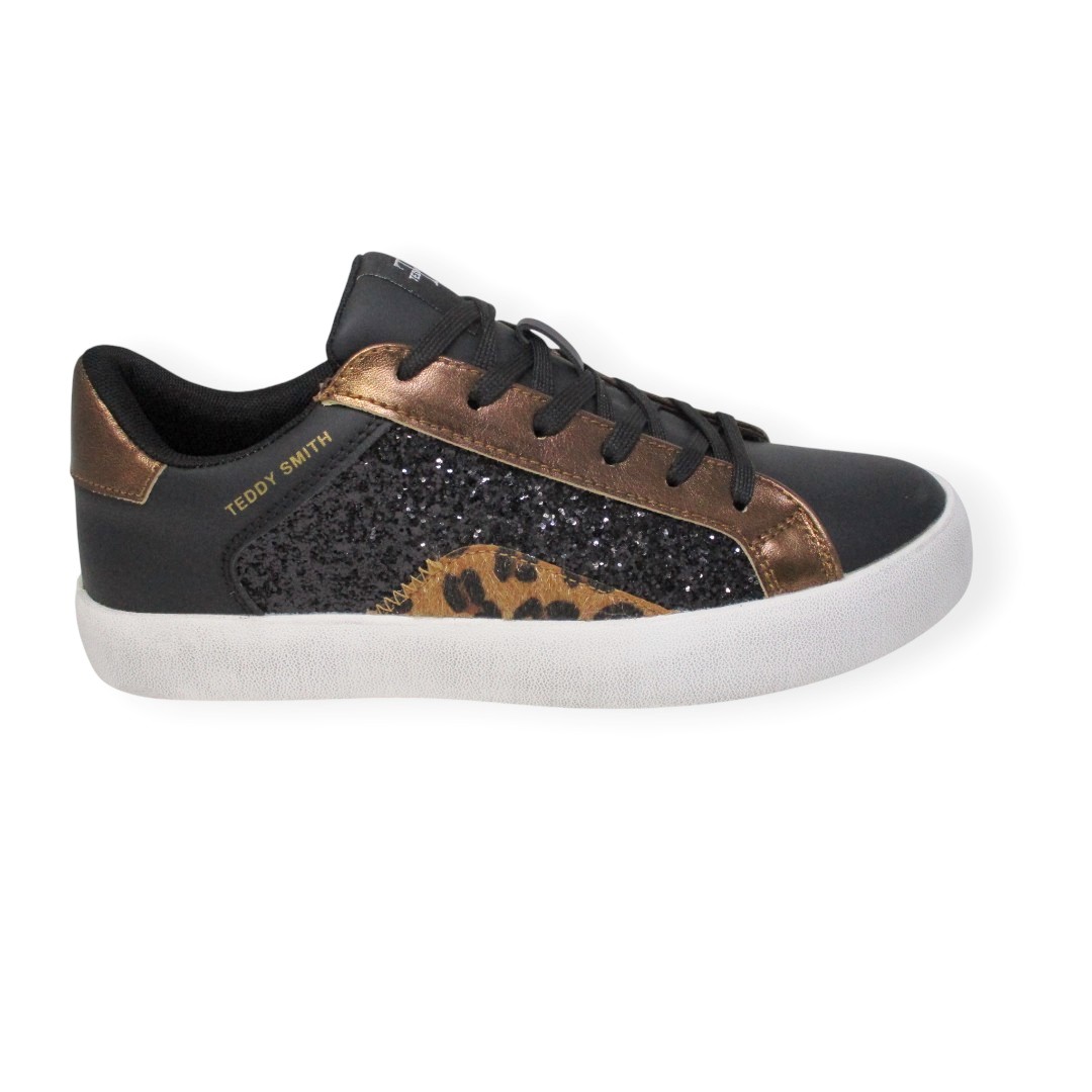 TEDDY SMITH 120255 BLACK ANIMAL PRINT