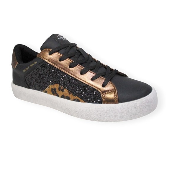 TEDDY SMITH 120255 BLACK ANIMAL PRINT