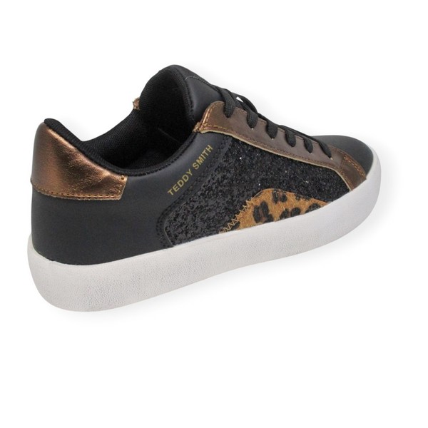 TEDDY SMITH 120255 BLACK ANIMAL PRINT