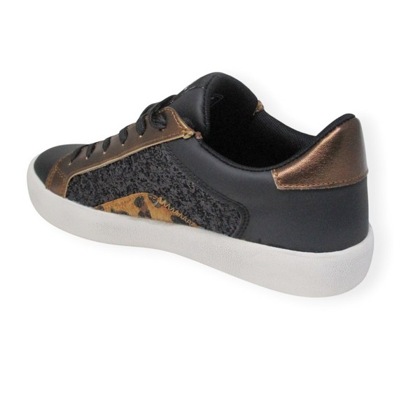 TEDDY SMITH 120255 BLACK ANIMAL PRINT