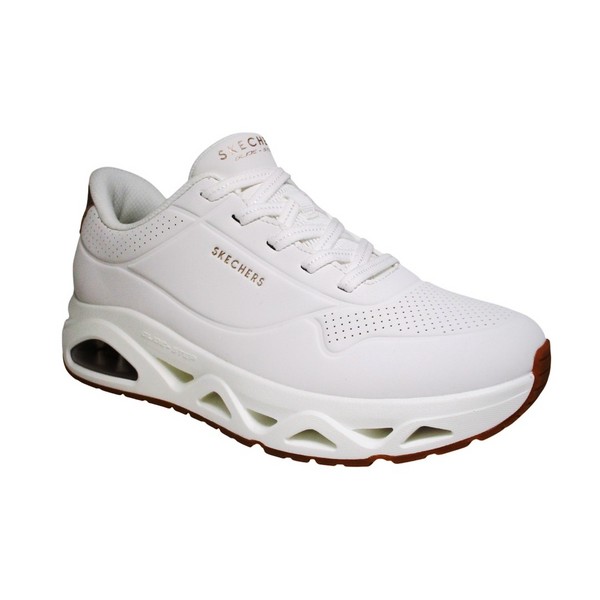 SKECHERS 190113 WHT UNO GLIDE STEP GLIDE ON AIR