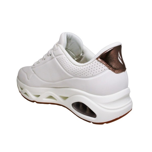 SKECHERS 190113 WHT UNO GLIDE STEP GLIDE ON AIR