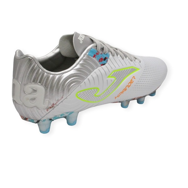 JOMA XPANDER 2323 WHITE SILVER FIRM GROUND FUTBOL