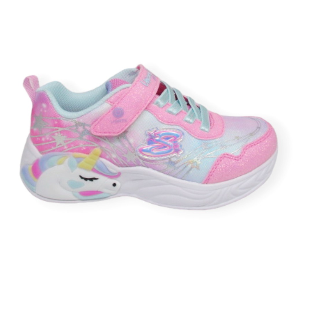 SKECHERS 302299L PKTQ LIGHTS UNICORN DREAMS