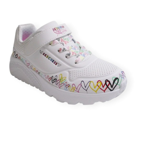 SKECHERS 304091L WMLT UNO LITE HEART CRAZE
