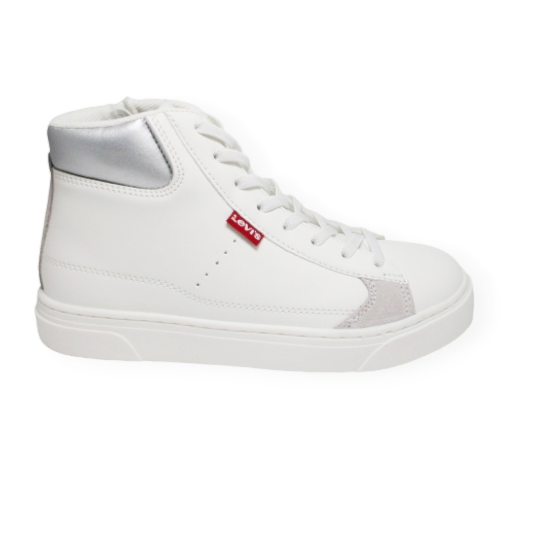 LEVI'S BRYSON MID J WHITE SILVER