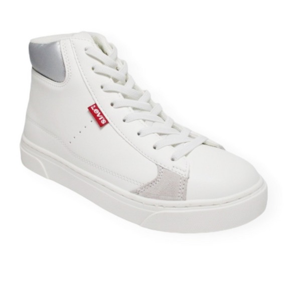 LEVI'S BRYSON MID J WHITE SILVER
