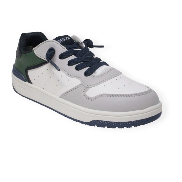 GEOX J45LQB WHITE WASHIBA BOY
