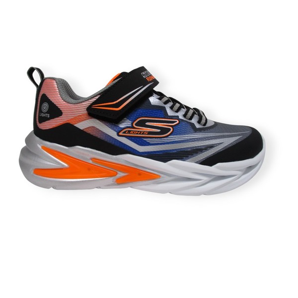 SKECHERS 400139L BKSL FLEX GLOW ULTRA LIGHTS
