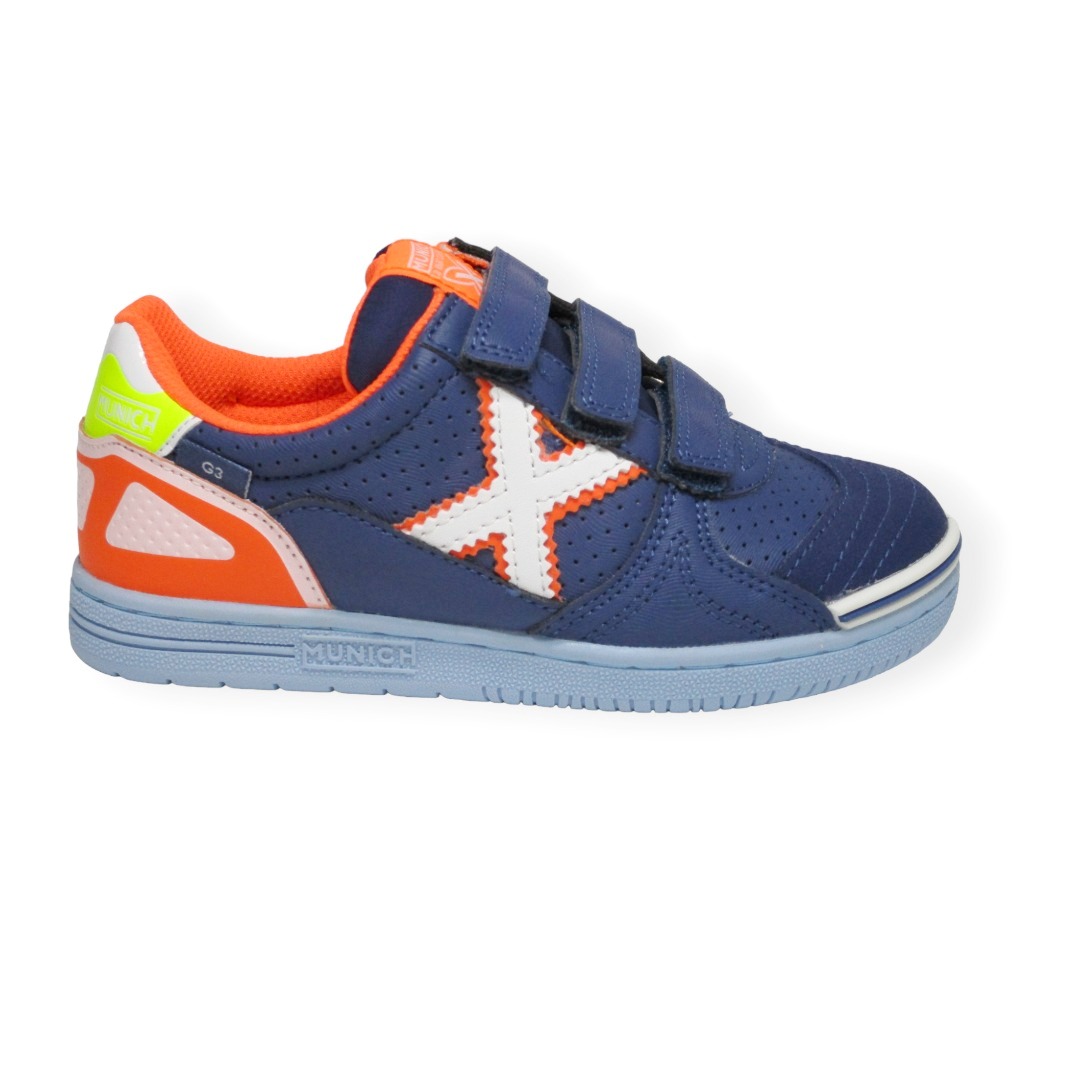 MUNICH G3 KID VELCRO PREMIUM 36 NAVY 1514368