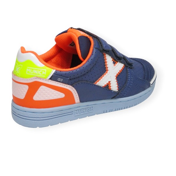 MUNICH G3 KID VELCRO PREMIUM 36 NAVY 1514368
