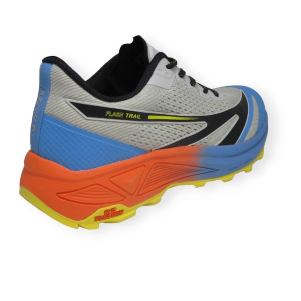 HI-TEC FLASH TRAIL GREY BLUE ORANGE