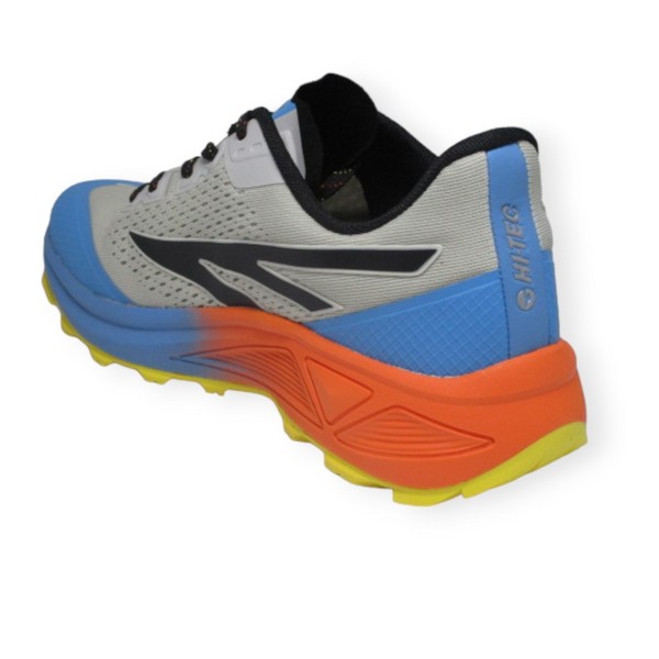 HI-TEC FLASH TRAIL GREY BLUE ORANGE